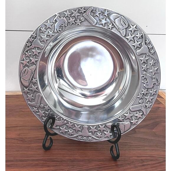 Wilton Armetale, Western Ranch Bowl Bronco Buster Bowl - Picture 3 of 10